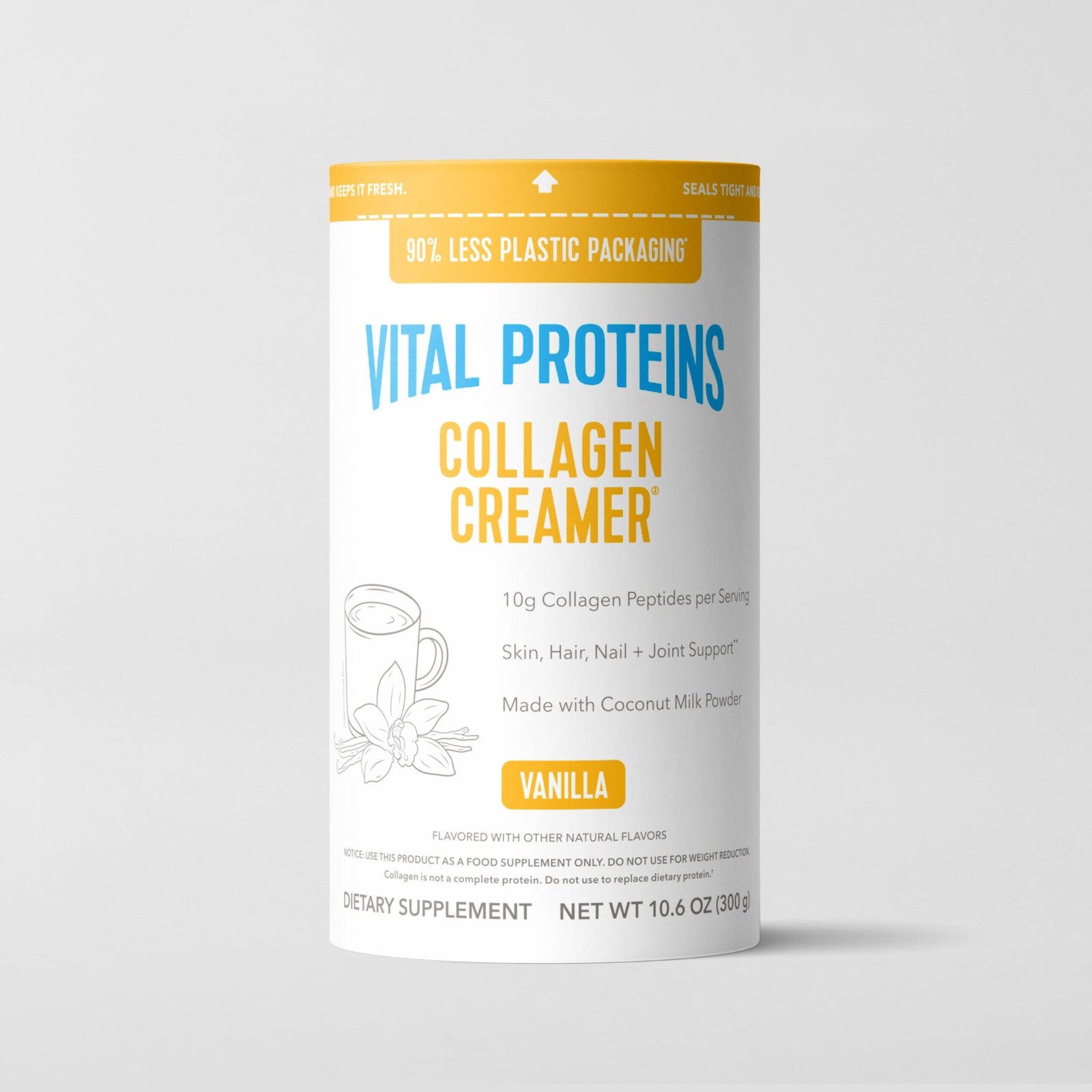 1_HERO_CCV10oz Vanilla Collagen Creamer - Image 1