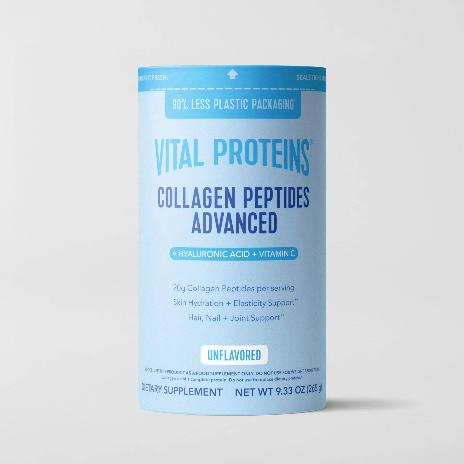 1_Hero_CPAdvanced10oz Collagen Peptides Advanced - with Hyaluronic Acid & Vitamin C - Image 1